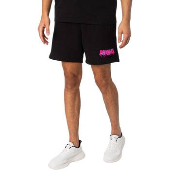 Abbigliamento Uomo Shorts / Bermuda BOSS Pantaloncini in felpa Dapalmi Nero