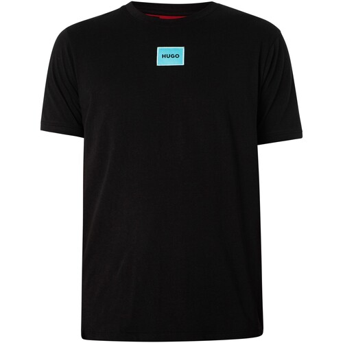 Abbigliamento Uomo T-shirt maniche corte BOSS T-shirt con logo Diragolino212 Nero