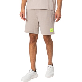 Abbigliamento Uomo Shorts / Bermuda BOSS Pantaloncini in felpa Diz222 Beige