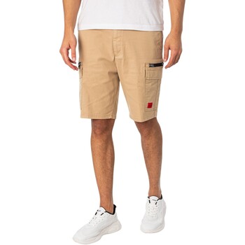 Abbigliamento Uomo Shorts / Bermuda BOSS Pantaloncini cargo Johny232D Beige