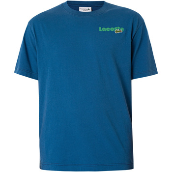 Image of T-shirt Lacoste T-shirt con logo sul petto del marchio