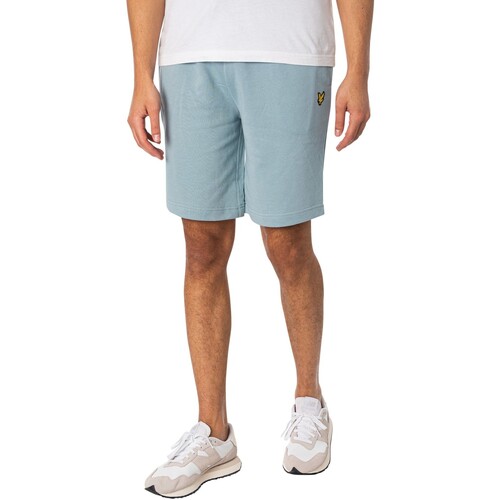 Abbigliamento Uomo Shorts / Bermuda Lyle & Scott Pantaloncini con logo Blu