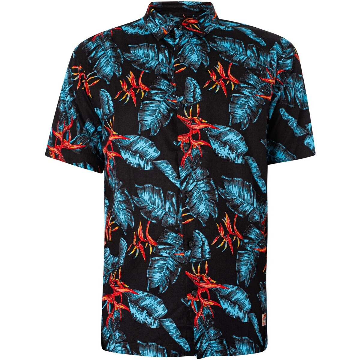 Abbigliamento Uomo Camicie maniche corte Superdry Camicia hawaiana a maniche corte Multicolore