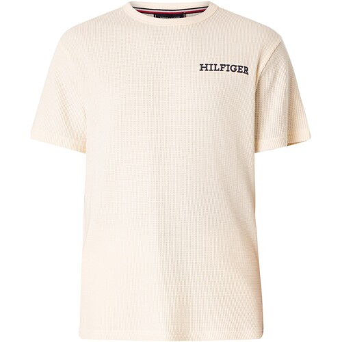 Abbigliamento Uomo Pigiami / camicie da notte Tommy Hilfiger Maglietta di marca Lounge Beige