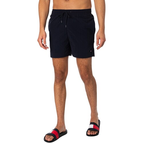 Abbigliamento Uomo Costume / Bermuda da spiaggia Tommy Hilfiger Pantaloncini da bagno con coulisse medi Blu