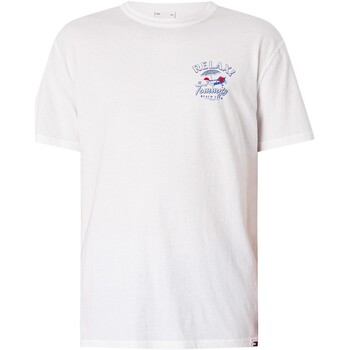 Abbigliamento Uomo T-shirt maniche corte Tommy Jeans T-shirt grafica novità regolare Bianco