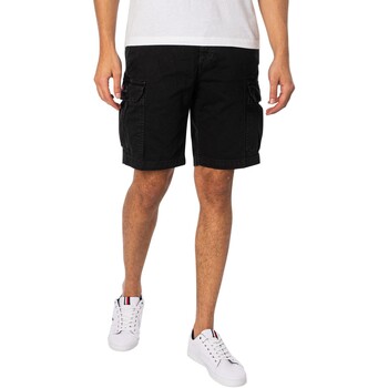 Abbigliamento Uomo Shorts / Bermuda Tommy Jeans Pantaloncini cargo dritti Ethan Nero