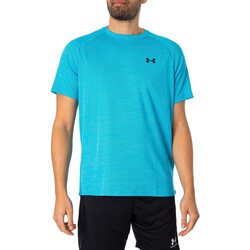 Abbigliamento Uomo T-shirt maniche corte Under Armour T-shirt tecnica a maniche corte testurizzata Blu