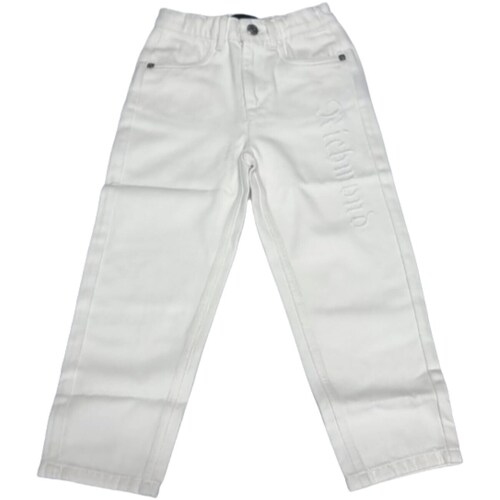 Abbigliamento Bambina Jeans dritti John Richmond RGP24114JE Bianco