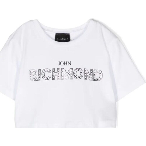 Abbigliamento Bambina T-shirt maniche corte John Richmond RGP24145TS Bianco