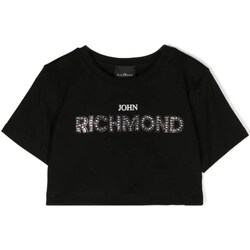 Abbigliamento Bambina T-shirt maniche corte John Richmond RGP24145TS Nero
