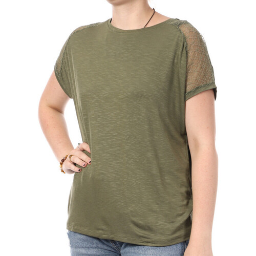 Abbigliamento Donna T-shirt & Polo Vila 14083797 Verde