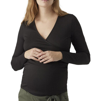 Abbigliamento Donna T-shirts a maniche lunghe Vero Moda 20018760 Nero