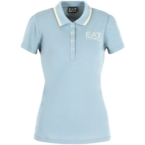 Abbigliamento Donna T-shirt & Polo Ea7 Emporio Armani Polo t-shirt EA7 3DTF01 TJSXZ Donna Blu