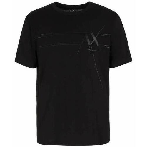 Abbigliamento Uomo T-shirt maniche corte EAX T-shirt  uomo 6RZTKF Nero