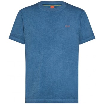 Abbigliamento Uomo T-shirt & Polo Sun68 T-Shirt  Special Dyed Avio Scuro Blu