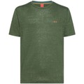 Image of T-shirt & Polo Sun68 T-Shirt In Lino Verde Militare