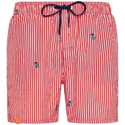 Abbigliamento Uomo Costume / Bermuda da spiaggia Sun68 Swim Pant Stripe Fancy Bianco