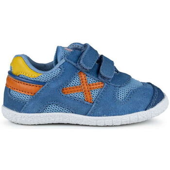 Scarpe Unisex bambino Sneakers Munich Baby goal Blu