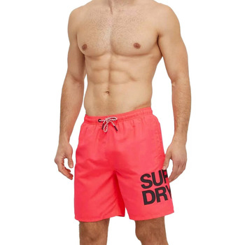 Abbigliamento Uomo Costume / Bermuda da spiaggia Superdry Mode Rosa