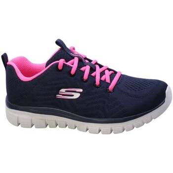 Scarpe Donna Sneakers basse Skechers Sneakers Donna Blue Graceful Get Connected 12615nvhp Blu