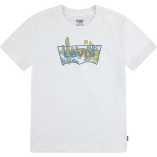 Abbigliamento Bambino T-shirt maniche corte Levi's  Bianco