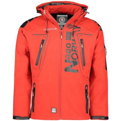 Abbigliamento Uomo giacca a vento Geographical Norway Techno Rosso