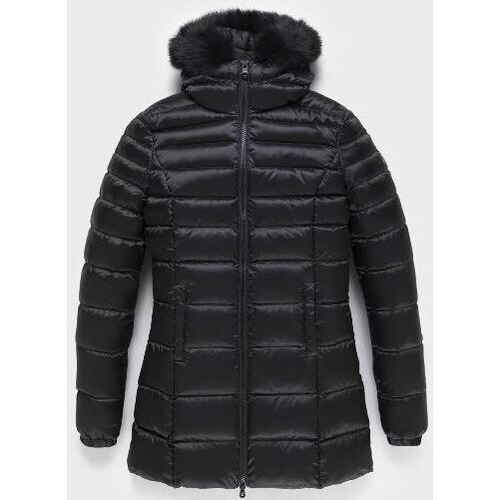 Abbigliamento Donna Piumini Refrigiwear Long Mead Fur Jacket Nero