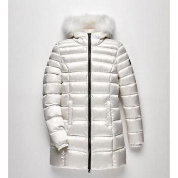 Abbigliamento Donna Piumini Refrigiwear Long Mead Fur Jacket Bianco