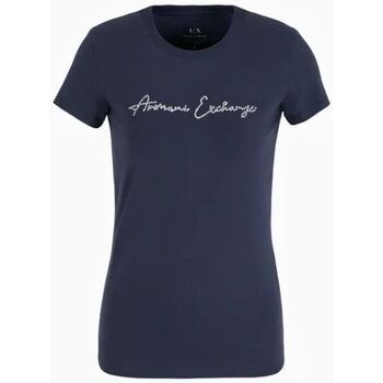 Abbigliamento Donna T-shirt maniche corte Ea7 Emporio Armani 3DYT27 Blu