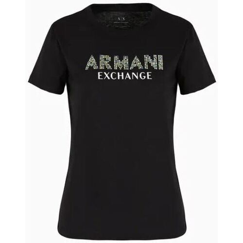 Abbigliamento Donna T-shirt maniche corte Ea7 Emporio Armani 3DYT13 Nero