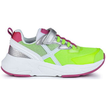 Scarpe Unisex bambino Sneakers Munich Mini track vco 8890090 Verde Neon/Rosa Verde