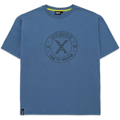 Abbigliamento Uomo T-shirt & Polo Munich T-shirt vintage 2507232 Blue Blu