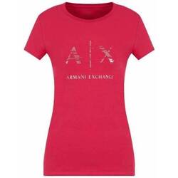 Abbigliamento Donna T-shirt maniche corte EAX T-shirt donna 6RYT62 Rosa