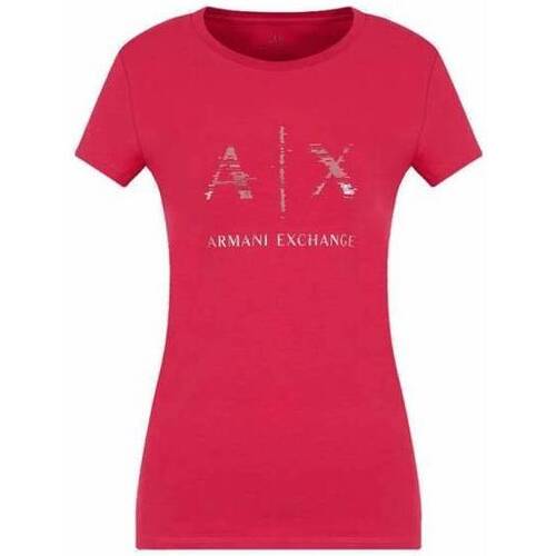 Abbigliamento Donna T-shirt maniche corte EAX T-shirt donna 6RYT62 Rosa