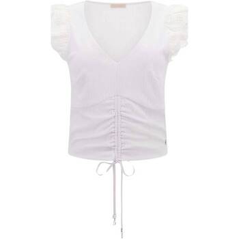 Abbigliamento Donna Top / T-shirt senza maniche Guess Top ES24GU78 Bianco