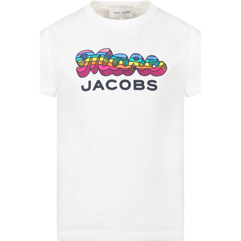 Abbigliamento Bambina T-shirt maniche corte Marc Jacobs W15658 10P Bianco