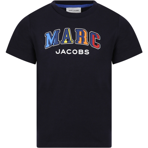 Abbigliamento Bambino T-shirt maniche corte Marc Jacobs W25593 84E Blu