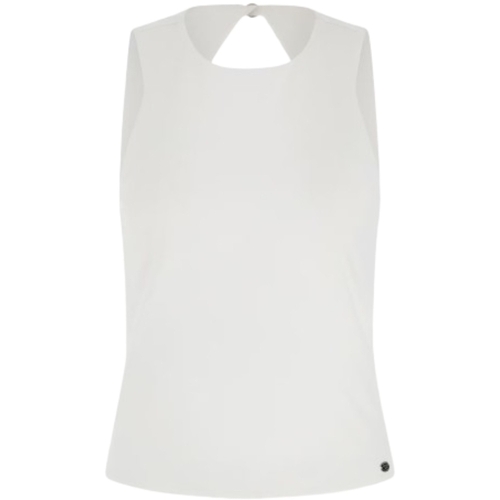 Abbigliamento Donna Top / T-shirt senza maniche Guess TOP ES24GU82 Bianco