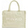 Borse Donna Borse Pinko shopping bag canvas Beige