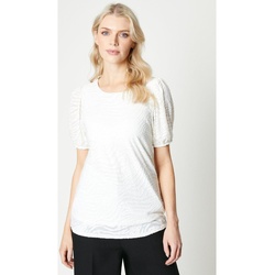 Abbigliamento Donna T-shirts a maniche lunghe Principles DH6730 Bianco