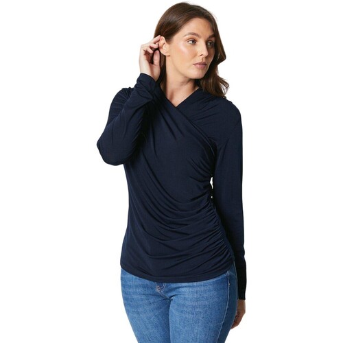 Abbigliamento Donna T-shirts a maniche lunghe Principles DH6761 Blu