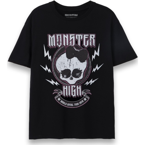 Abbigliamento Donna T-shirts a maniche lunghe Monster High World Tour Nero