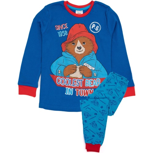 Abbigliamento Unisex bambino Pigiami / camicie da notte Paddington Bear NS8077 Blu