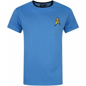 Abbigliamento Uomo T-shirts a maniche lunghe Star Trek Uniform Command Medical Security Blu