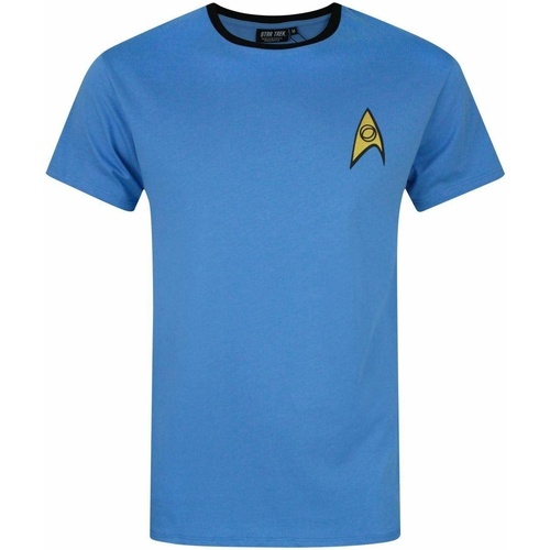 Abbigliamento Uomo T-shirts a maniche lunghe Star Trek Uniform Command Medical Security Blu