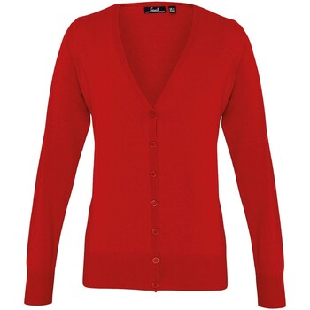 Abbigliamento Donna Gilet / Cardigan Premier PR697 Rosso