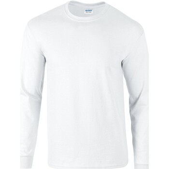 Abbigliamento T-shirts a maniche lunghe Gildan RW9684 Bianco