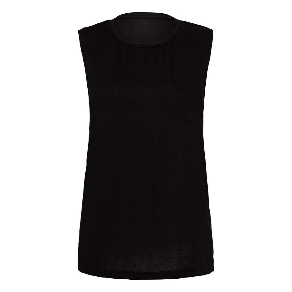Abbigliamento Donna Top / T-shirt senza maniche Bella + Canvas Flowy Muscle Nero
