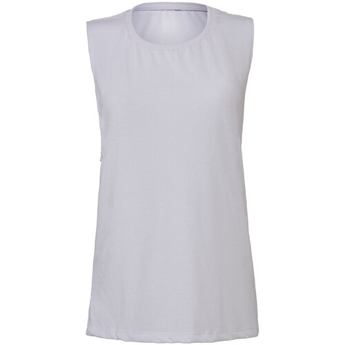 Abbigliamento Donna Top / T-shirt senza maniche Bella + Canvas BE114 Bianco